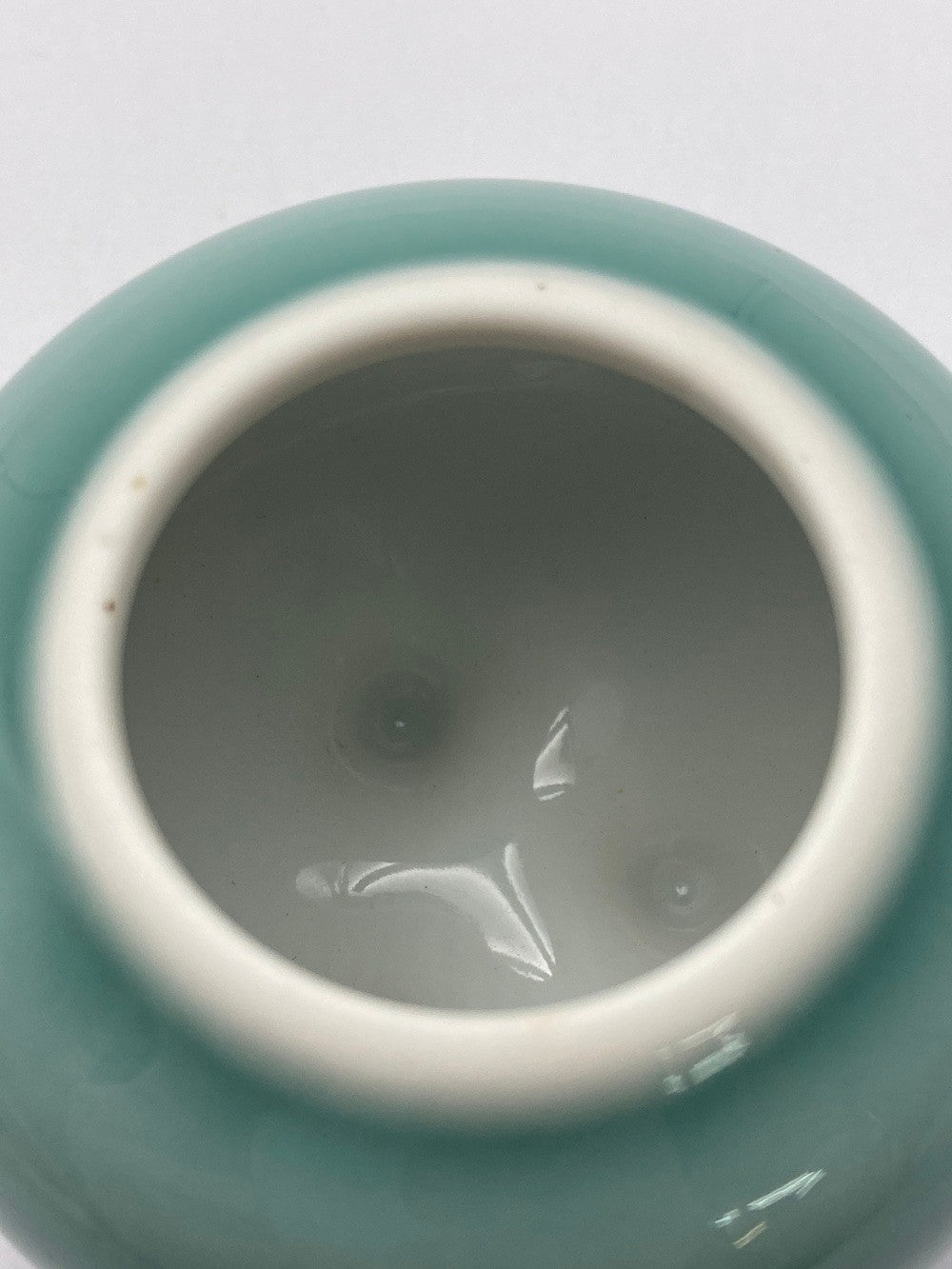 有田焼 深川青磁 1号香炉 3781-340 中古 D4