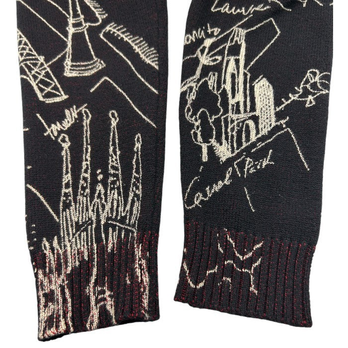 Desigual デシグアル レディース テーラード ジャケット 37E29A6 40 犬 アニマル おしゃれ アウター 秋 冬 ブラック 中古 W4