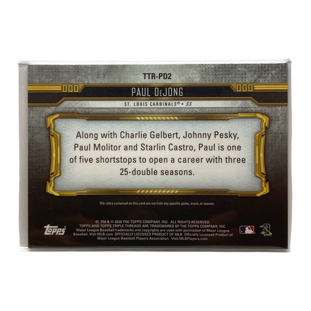 TOPPS MLBカード TRIPLE THREADS PAUL DEJONG CARDINALS 22/36 #TTR-PD2 中古 IT2
