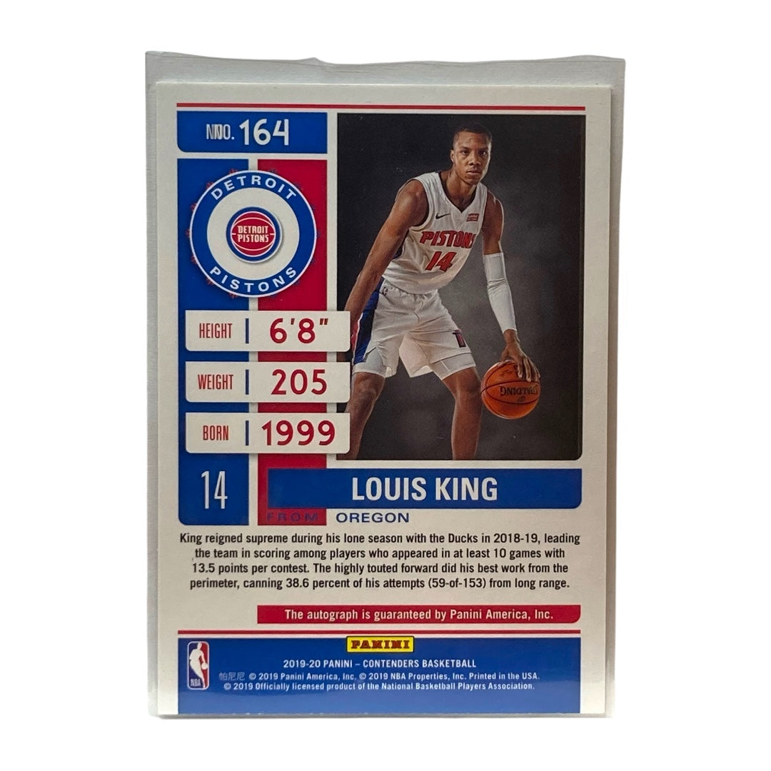PANINI NBAカード CONTENDERS LOUIS KING PISTONS 39/99 #164 中古 IT2