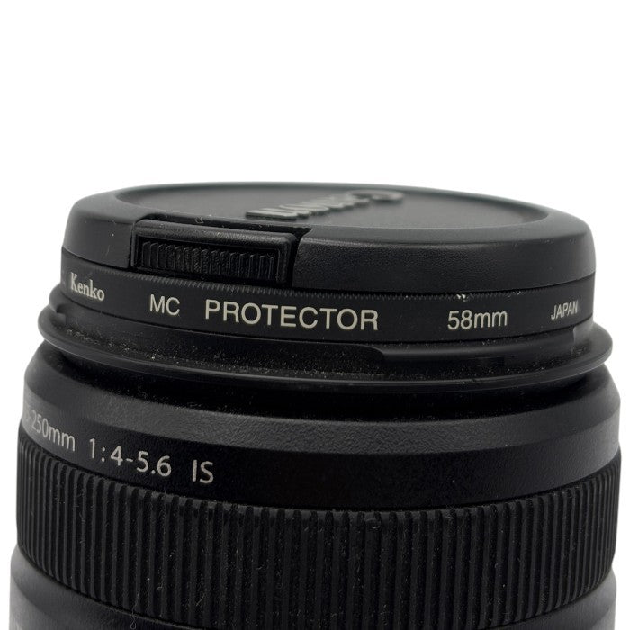 ジャンク品 Canon キヤノン 望遠ズームレンズ EF-S 55-250mm 1:4-5.6 IS カメラ用品 ズーム 撮影 カメラ用品 ズーム 撮影 中古 W4