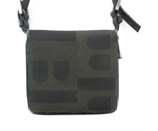 BALLY バリー ショルダー付 ウォレッ ト 財布 中古 黒 ブラック レディース メンズ ブランド BADRAN