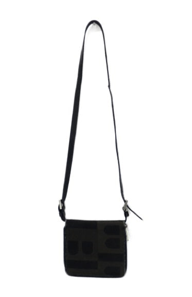 BALLY バリー ショルダー付 ウォレッ ト 財布 中古 黒 ブラック レディース メンズ ブランド BADRAN