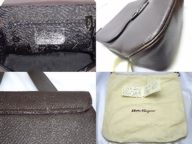 Ferragamo/フェラガモ ガンチーニ レザーバッグ中古 使いやすいワンショルダータイプのバッグです♪