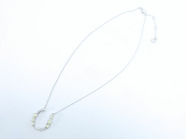 SWAROVSKI/スワロフスキー Gamma ペンダント中古 クリスタルとホワイトスターの組合わせが人気のペンダントです♪