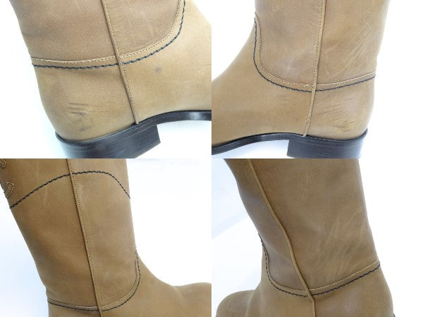 CHANEL/シャネル ラムスキンブーツ 35 約22cm 中古 やわらかなラムスキンブーツです♪