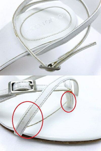 Sergio Rossi/セルジオロッシ サンダル 34 約21.5cm 中古 夏の定番アイテムです☆