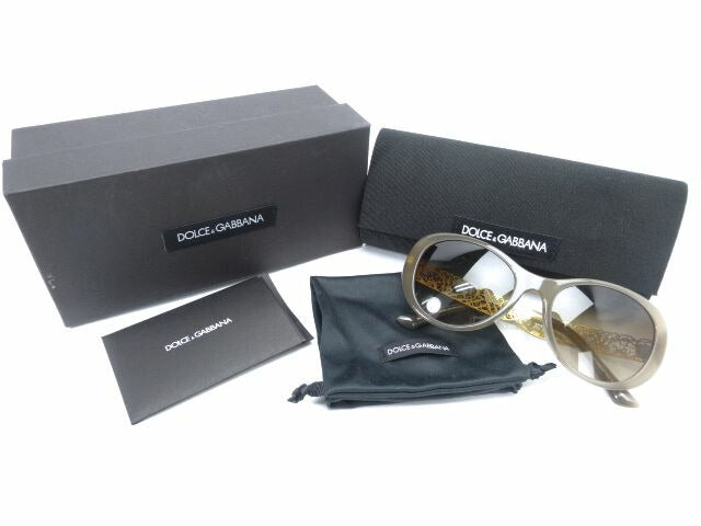 DOLCE&GABBANA/ドルチェ&ガッバーナ DG 4213 サングラス中古 柔らかな色合いとテンプルデザインが女性らしいサングラスです♪