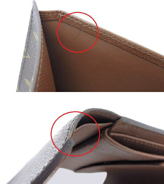 LOUIS VUITTON/ルイヴィトン モノグラム ポルトトレゾール エテュイ パピエ 三つ折り財布中古 充実の収納で実用的な三つ折り財布です☆