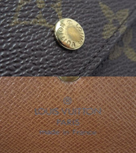 LOUIS VUITTON/ルイヴィトン モノグラム ポルトトレゾール エテュイ パピエ 三つ折り財布中古 充実の収納で実用的な三つ折り財布です☆