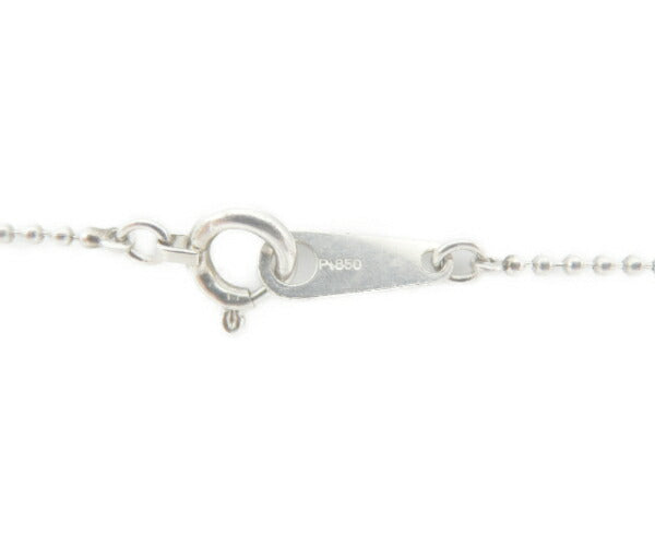 ダイヤモンド 0.10ct Pt850 デザイン ネックレス 中古 プラチナ ペンダント ジュエリー おしゃれ アクセサリー