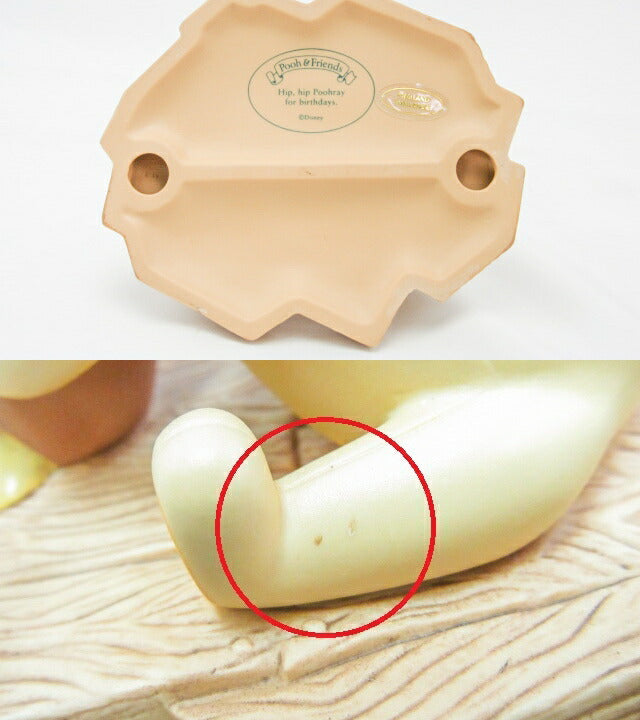フィギュリン Pooh&Friends Hip,hip Poohray for birthdays. 中古 くまのプーさん 箱(ケース)付/取説付