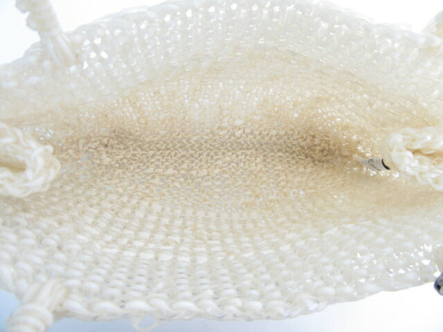 ANTEPRIMA/アンテプリマ リボンワイヤーハンドバッグ 中古 レディース かわいい アイボリー オフホワイト 白 おすすめ 人気