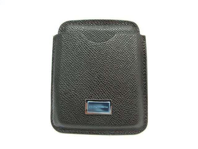 未使用品 DOLCE & GABBANA/ドルチェ&ガッバーナ レザーカードケース 中古 メンズ ブラック 美品 おすすめ