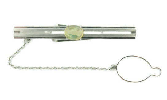 K14 WG オパール タイピン ホワイト ゴールド 中古 メンズ アクセサリー ネクタイピン ビジネス おしゃれ