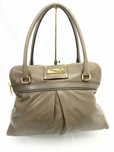 MARC JACOBS/マークジェイコブス レザーハンドバッグ 中古 ブラウン レディース 鞄 おすすめ