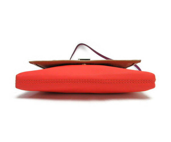 Kate spade/ケイトスペード レザーショルダーバッグ 中古 鞄 ブランド レディース オレンジ ブラウン WKRU2449