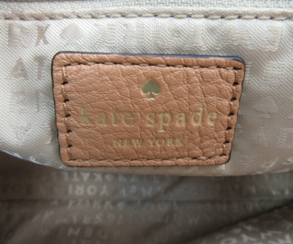 Kate spade/ケイトスペード レザーショルダーバッグ 中古 鞄 ブランド レディース オレンジ ブラウン WKRU2449