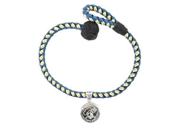 未使用品 昇苑くみひも×ONE PIECE 京くみひもブレスレット サンジ 中古 伝統工芸と人気アニメの異色コラボ☆