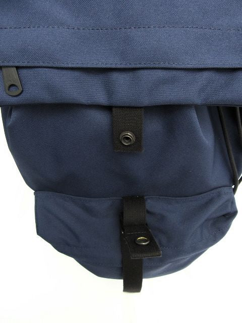 MARGARET HOWELL×PORTER/マーガレットハウエル×ポーター リュックサック 中古 バックパック ネイビー 紺 大容量 デイパック フラップ