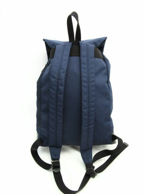 MARGARET HOWELL×PORTER/マーガレットハウエル×ポーター リュックサック 中古 バックパック ネイビー 紺 大容量 デイパック フラップ