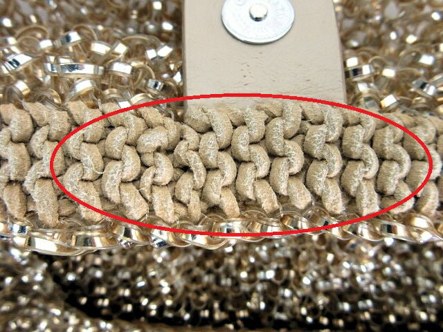 ANTEPRIMA/アンテプリマ ポケット付 ワイヤーバッグ 中古 ゴールド、トート