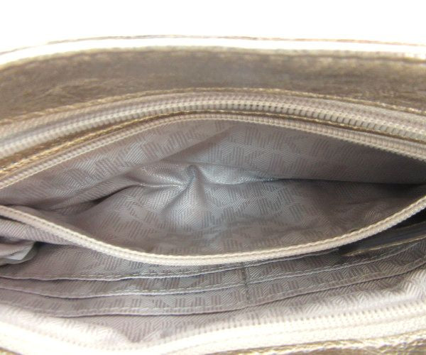 MICHAEL KORS/マイケルコース カード入れ付き ミニ ショルダーバッグ 中古 32H5MWEC3M ゴールド レディース 肩掛け ポシェット