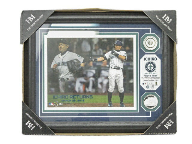 THE HIGHLAND MINT ICHIRO RETURNS 2018 中古 イチローの2018年マリナーズ復帰記念メダル☆