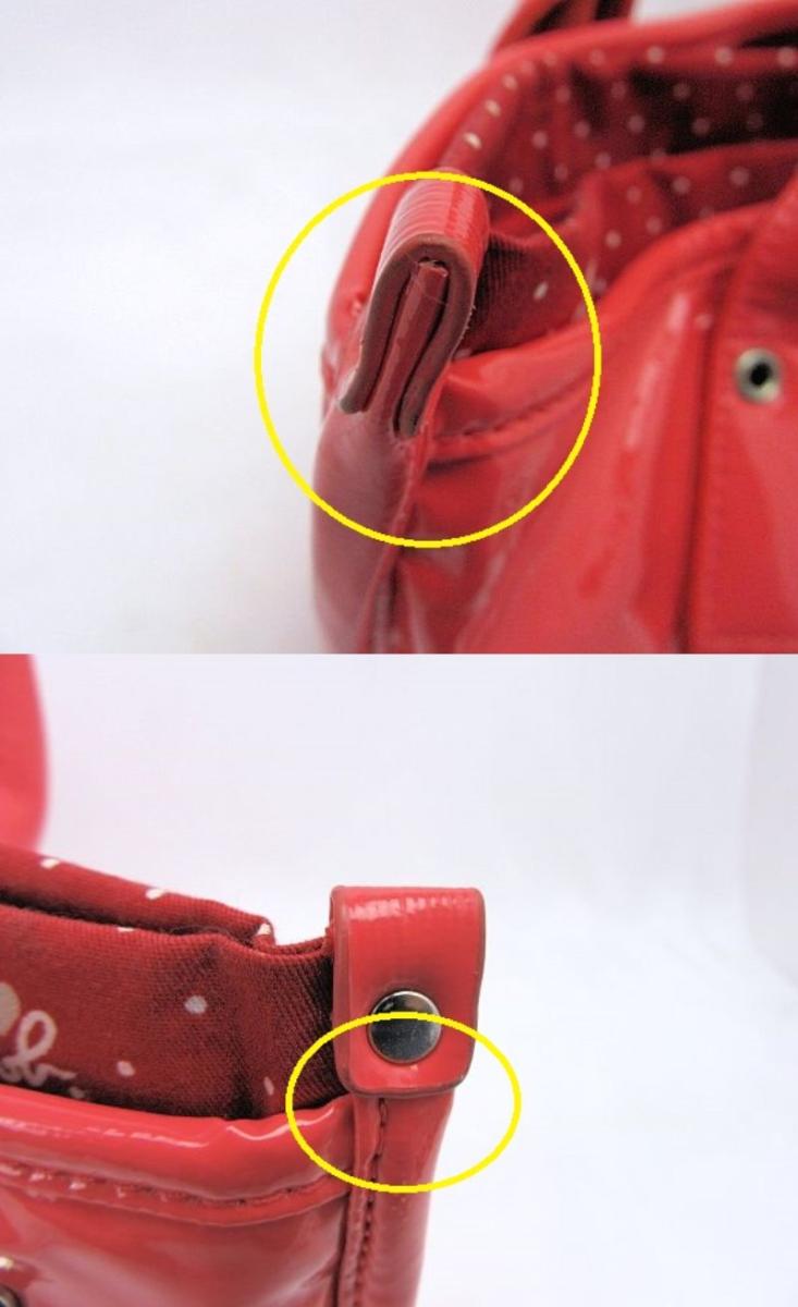 agnes b voyage/アニエスべー ボヤージュ ハンドバッグ 中古 ピンク レディース 鞄 ポリ塩化ビニール