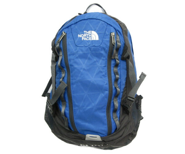 THE NORTH FACE/ザ ノースフェイス ナイロン バックパック 中古 リュックサック ブルー 大容量 青 鞄 31L