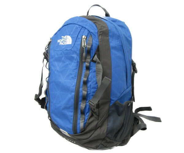 THE NORTH FACE/ザ ノースフェイス ナイロン バックパック 中古 リュックサック ブルー 大容量 青 鞄 31L