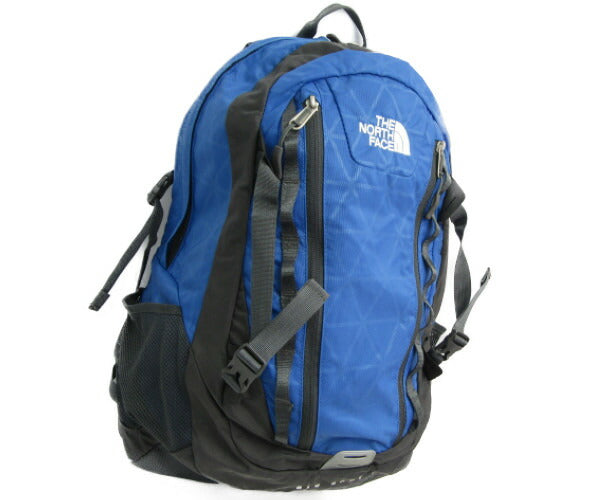 THE NORTH FACE/ザ ノースフェイス ナイロン バックパック 中古 リュックサック ブルー 大容量 青 鞄 31L
