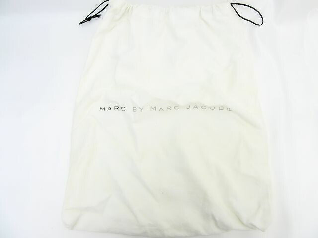 MARC BY MARC JACOBS/マーク バイ マークジェイコブス レザー 2WAY ショルダーバッグ 中古 セミショルダー ブラウン 茶 牛革 鞄 レディース