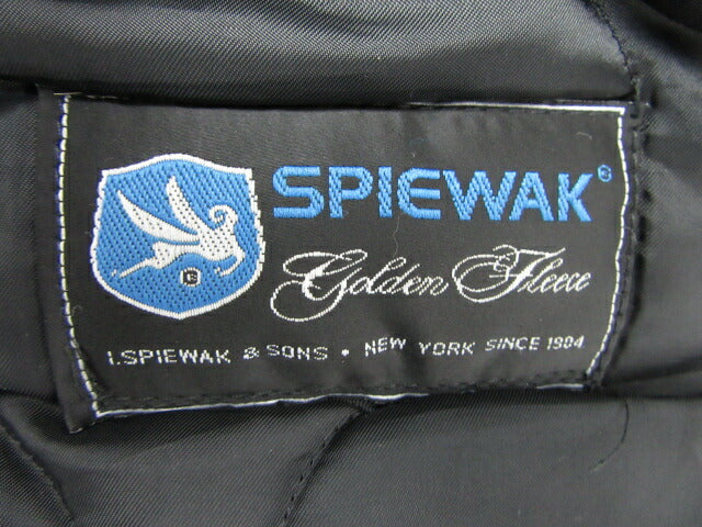 SPIEWAK/スピワック N-3B フライトジャケット 38 中古 ミリタリー ブラック ナイロン メンズ Mサイズ 黒