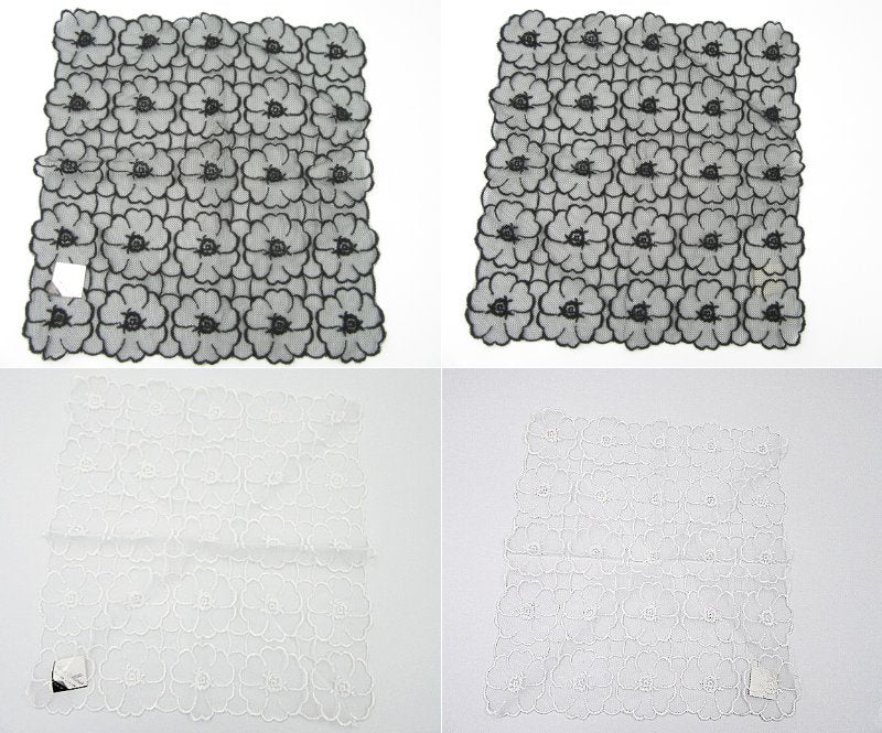 Victorian JET/ヴィクトリアンジェット ネックレス×3 イヤリング×1.5 ハンカチ×2 タイピン カフス 宝飾セット 中古 ブラック 真鍮 天然ジェット 法事 喪服 数珠 ナイロン