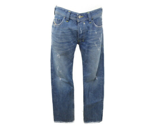 DIESEL/ディーゼル デニムパンツ 29インチ 中古 コットン ジーンズ レザー メンズ Sサイズ