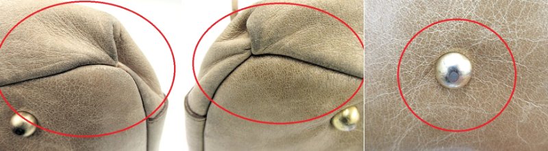 SAZABY/サザビー レザー トートバッグ 中古 アイボリー 鞄 本革 レディース