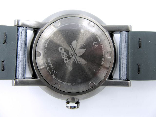 adidas/アディダス CL4766 DISTRICT W1 クォーツ腕時計 GUNMETAL/LEGEND IVY ユニセックス メンズ レディース ガンメタル レジェンドアイビー