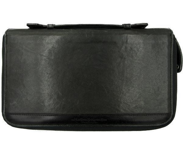 The Warmthcrafts Manufacture/ジ ウォームスクラフツ マニュファクチャー レザー ラウンドファスナー 長財布 中古 ブラック 黒 本革 ウォレット