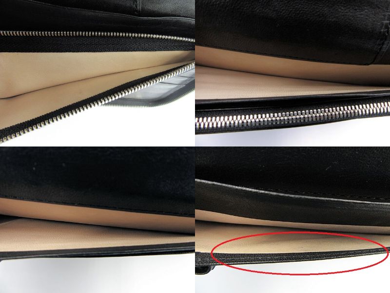 The Warmthcrafts Manufacture/ジ ウォームスクラフツ マニュファクチャー レザー ラウンドファスナー 長財布 中古 ブラック 黒 本革 ウォレット