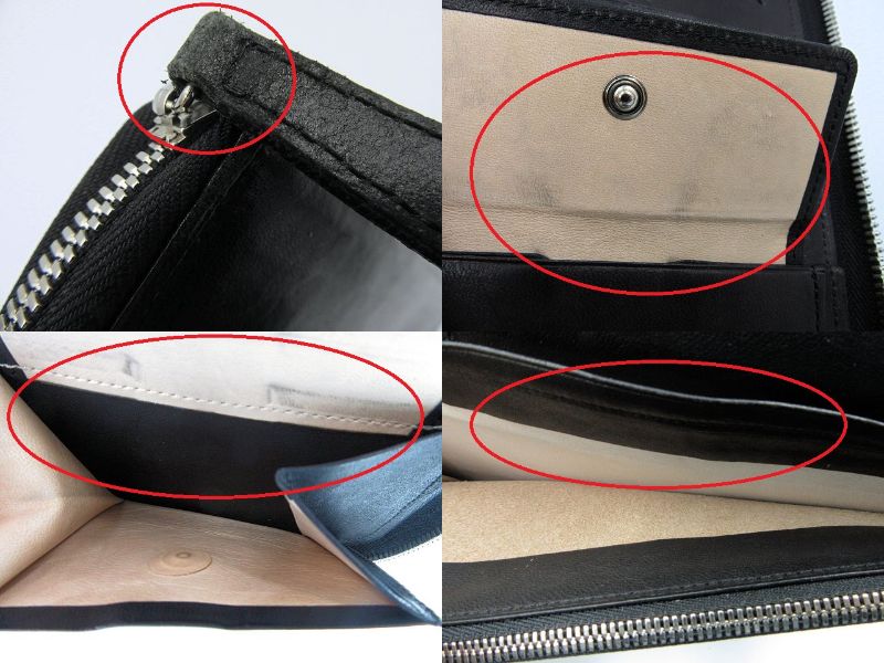 The Warmthcrafts Manufacture/ジ ウォームスクラフツ マニュファクチャー レザー ラウンドファスナー 長財布 中古 ブラック 黒 本革 ウォレット