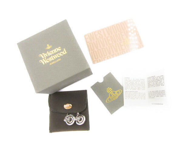 ヴィヴィアンウエストウッド プチオーブピアス 中古 Vivienne Westwood レッド グリーン ぶらさげタイプ