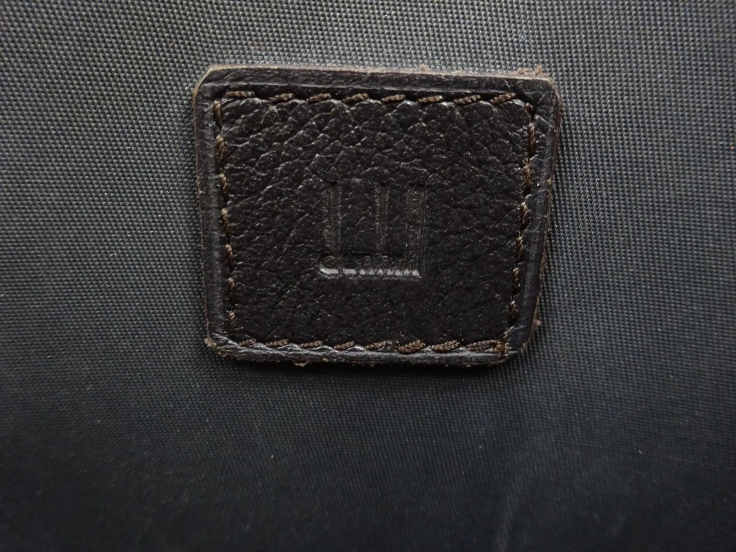 Dunhill ディーエイト キャンバス トートバッグ 中古 ダンヒル ダークブラウン PVC レザー メンズ ビジネス A4 通勤
