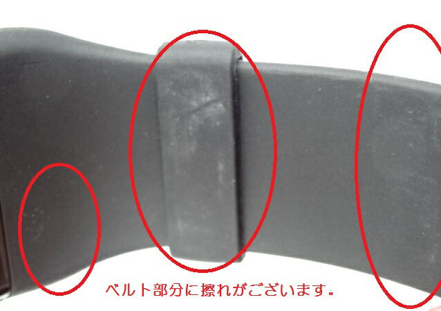 wize&ope ワイズ&オープ WO-013 クォーツ メンズ 腕時計 中古 レディース 男女兼用 3気圧 防水 ブラック 黒 ラバー 銀色
