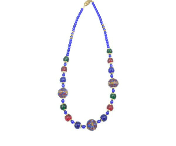 world collection カラー ビーズ ネックレス 中古 ワールドコレクション アクセサリー ジュエリー おしゃれ 大ぶり