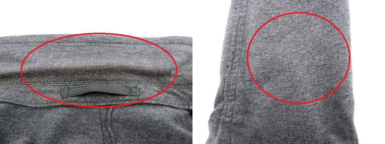 COMME des GARCONS HOMME コムデギャルソン オム コットン テーラードジャケット Mサイズ 中古 メンズ グレー 綿 薄手 シンプル