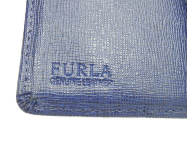 FURLA レザー バビロン 三つ折り 財布 中古 フルラ 本革 ブランド おしゃれ パスケース レディース 札入れ