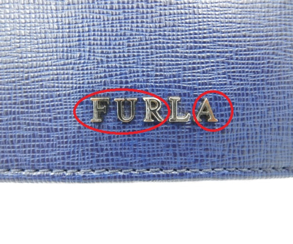 FURLA レザー バビロン 三つ折り 財布 中古 フルラ 本革 ブランド おしゃれ パスケース レディース 札入れ