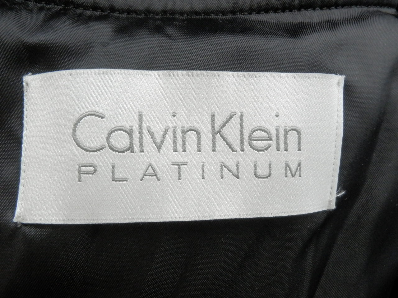 Calvin Klein ポリエステル 100% スタンドカラー コート M 中古 カルバン クライン アウター ブランド メンズ 秋 冬 おしゃれ