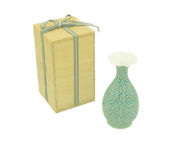 未使用品 ペルシャ 手作り フランス七宝壷 中古 花瓶 フラワーベース 一輪挿し ペルシア ハンドメイド